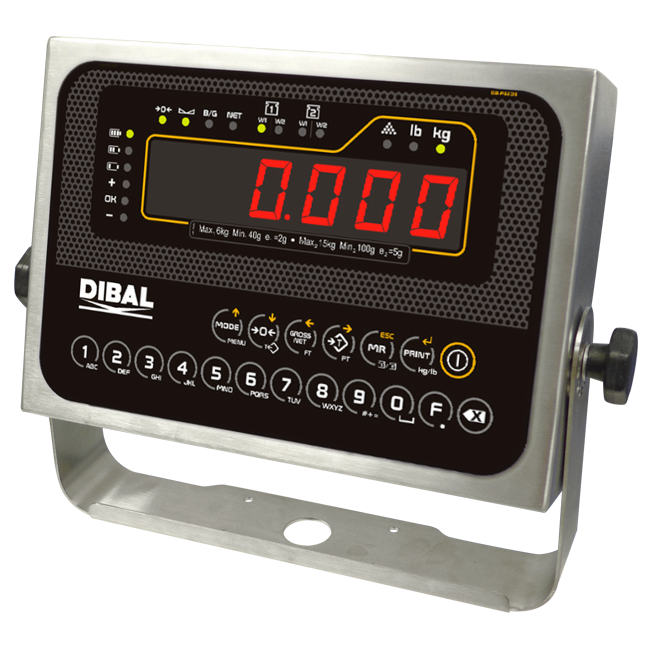 Ψηφιακός ενδείκτης ζύγισης DIBAL DMI 620 inox
