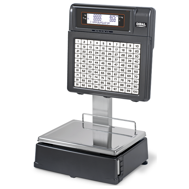 Ζυγαριά λιανικής πώλησης με εκτύπωση DIBAL D-545 SELF-SERVICE